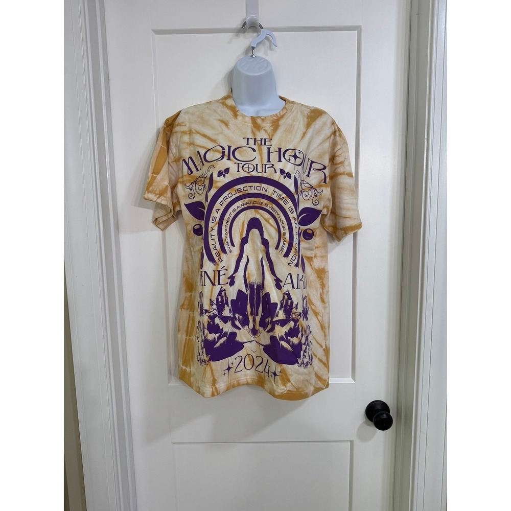 Jhene Aiko The Magic Hour Tour T-shirt Women Small Tie Dye Short Sleeve Music M
